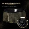 Men's Spring and Summer Sexy Starry Sky Shiny Hanging Type Crotch Design Ice Silk Breathable Flat Angle Underwear