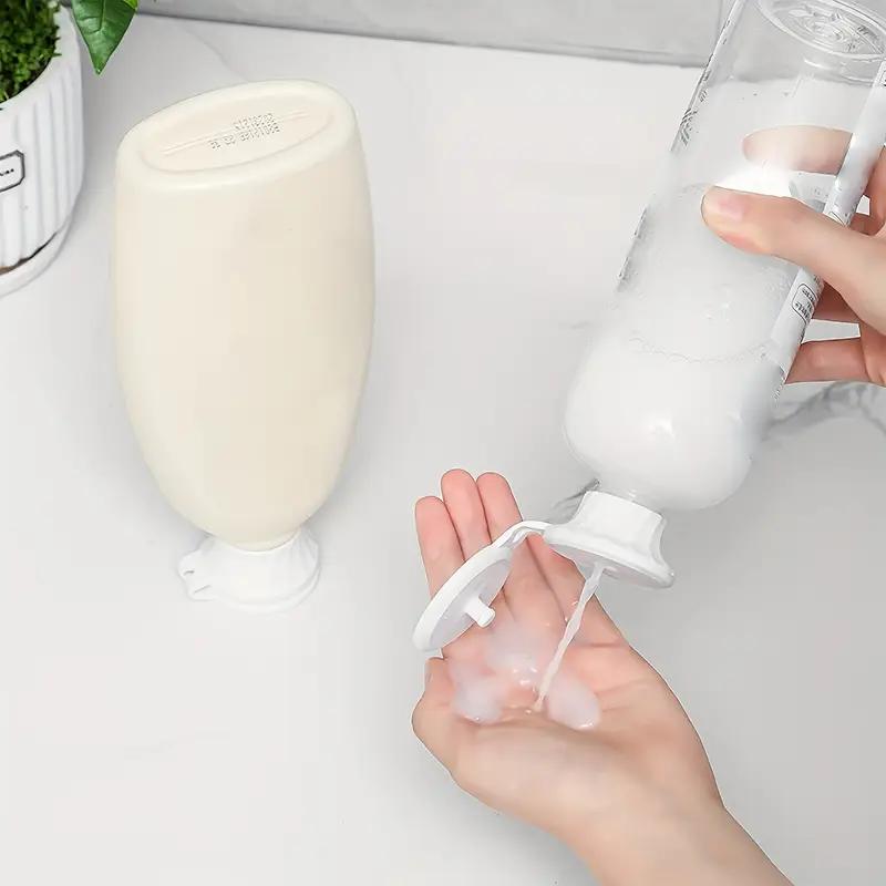 

3 PCS Inverted Bottle Caps Bathroom Shower Gel Shampoo Leak-proof Bottle Caps Kitchen Seasoning Bottle Plastic Bottle Caps 3PCS чорний