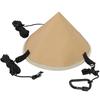 Keepjoy Tarp Adapter for Tongari Hat One-Pole Tents, Three-Layer Construction with Water-Repellent T/C Polycotton, Includes Carabiner and Rope, Beige