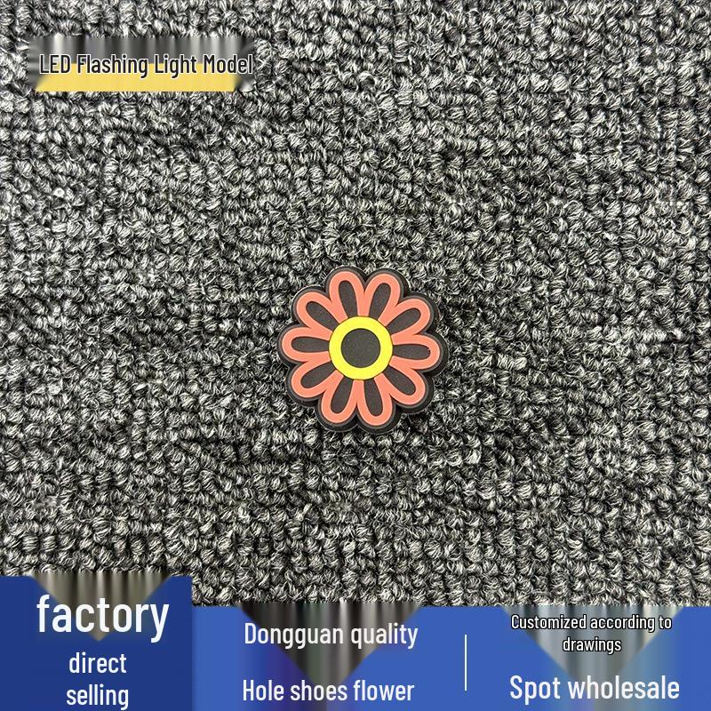 LED Blinkende Blumen Schuhanhänger - Leuchtende Schuhdekorationen