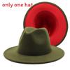 Vintage Woll-Fedora-Hut mit breiter Krempe für Herren Damen Sommer Sonnenschutz