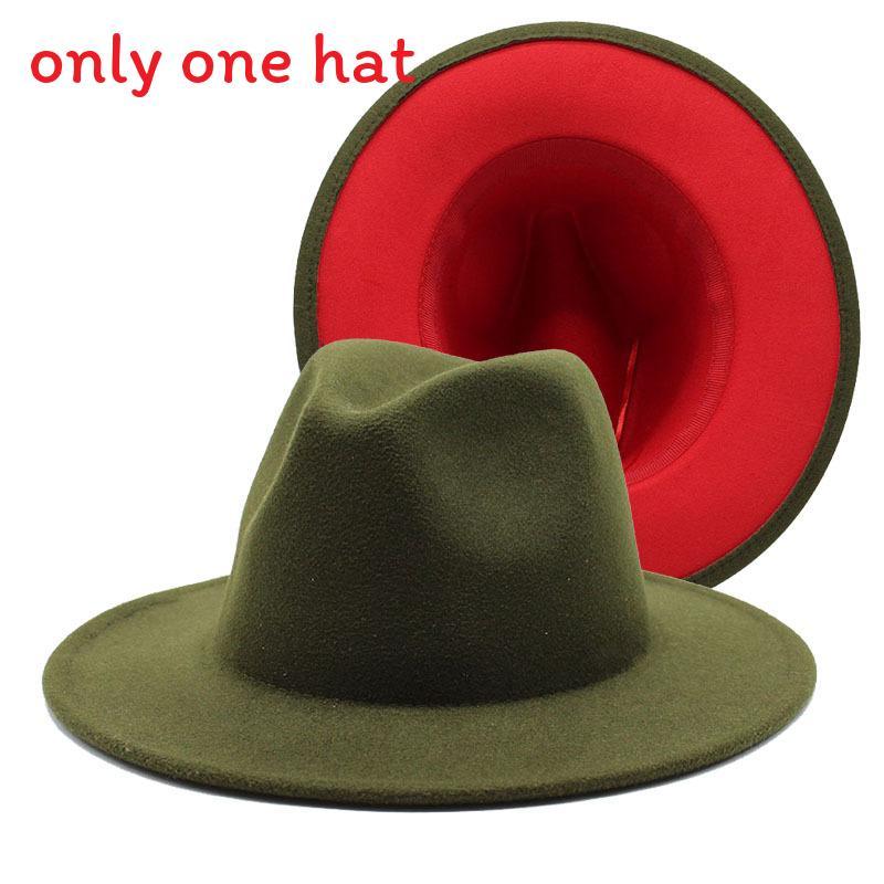 Vintage Woll-Fedora-Hut mit breiter Krempe für Herren Damen Sommer Sonnenschutz