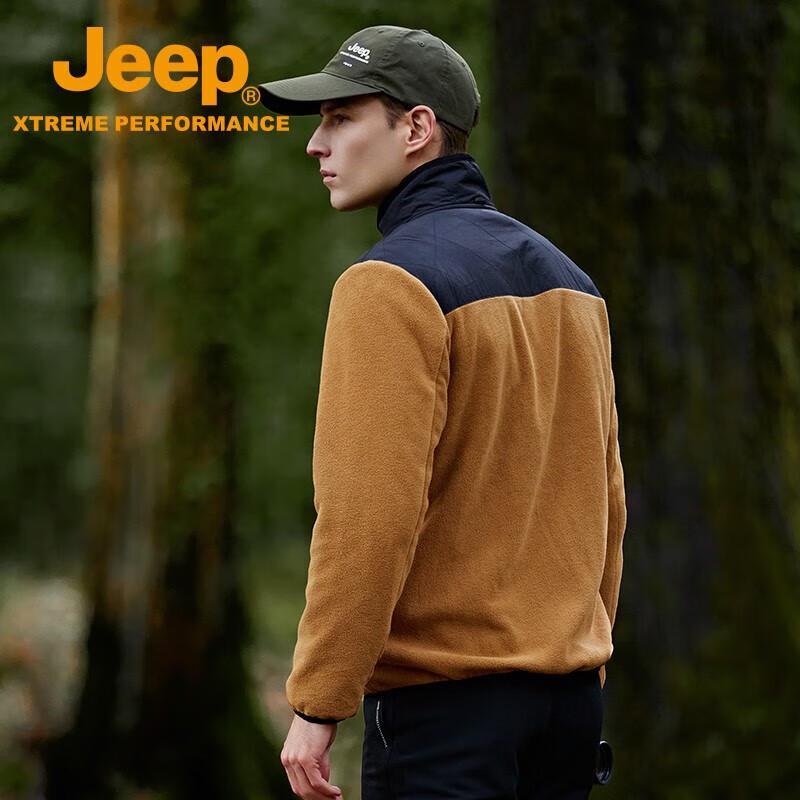 Jeep Men's Outdoor Warm Fleece Jacket
