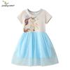 2026 Summer Mesh Dress for Girls and Toddlers - European & American Style