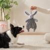 Interactive Training Toys for Small Medium Dogs Plush Squeaky Dog Toy, Fox/Rabbit/Bear Shape, Durable Bite-Resistant Toy Bite Resistant with Lanyard,