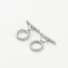 4 Sets 14K18K Gold Color Plated Brass O Toggle Clasps Connector For Diy Bracelet Necklace Jewelry Making Findings Accessories