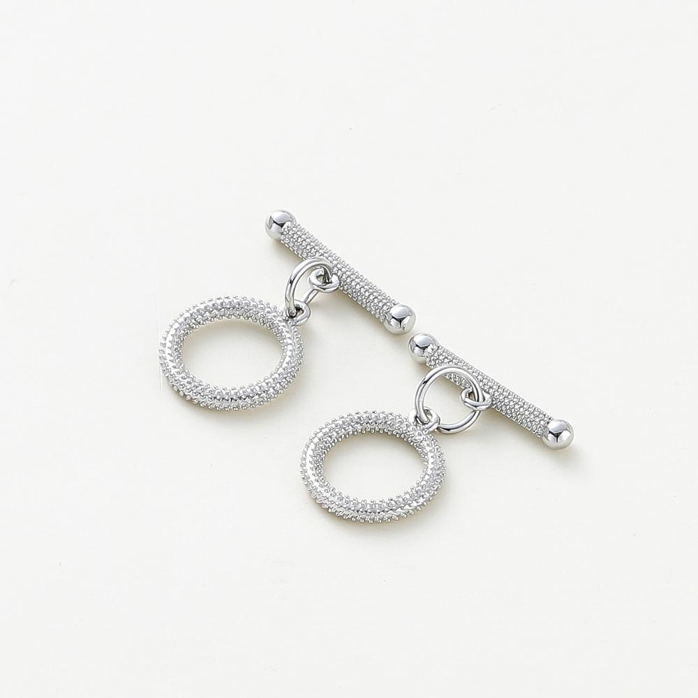 4 Sets 14K18K Gold Color Plated Brass O Toggle Clasps Connector For Diy Bracelet Necklace Jewelry Making Findings Accessories