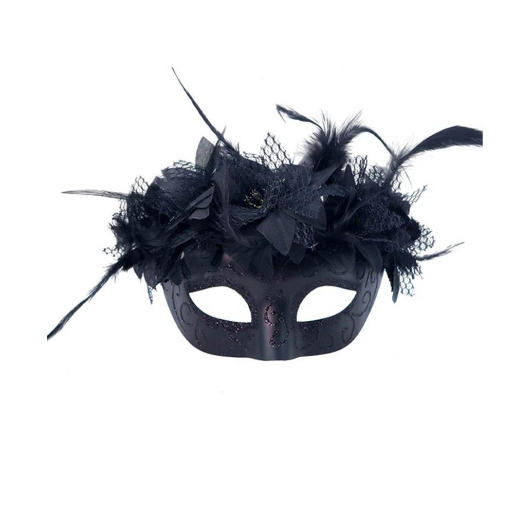 

Novelty Masquerade Decoration Mask Half Face Halloween Mask Costume Accessories чёрный