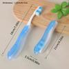 Hygiene Oral Portable Disposable Foldable Travel Camping Toothbrush Comb Hiking Tooth Brush Tooth Cleaning Tools