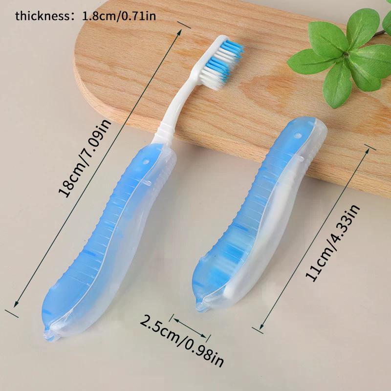 Hygiene Oral Portable Disposable Foldable Travel Camping Toothbrush Comb Hiking Tooth Brush Tooth Cleaning Tools