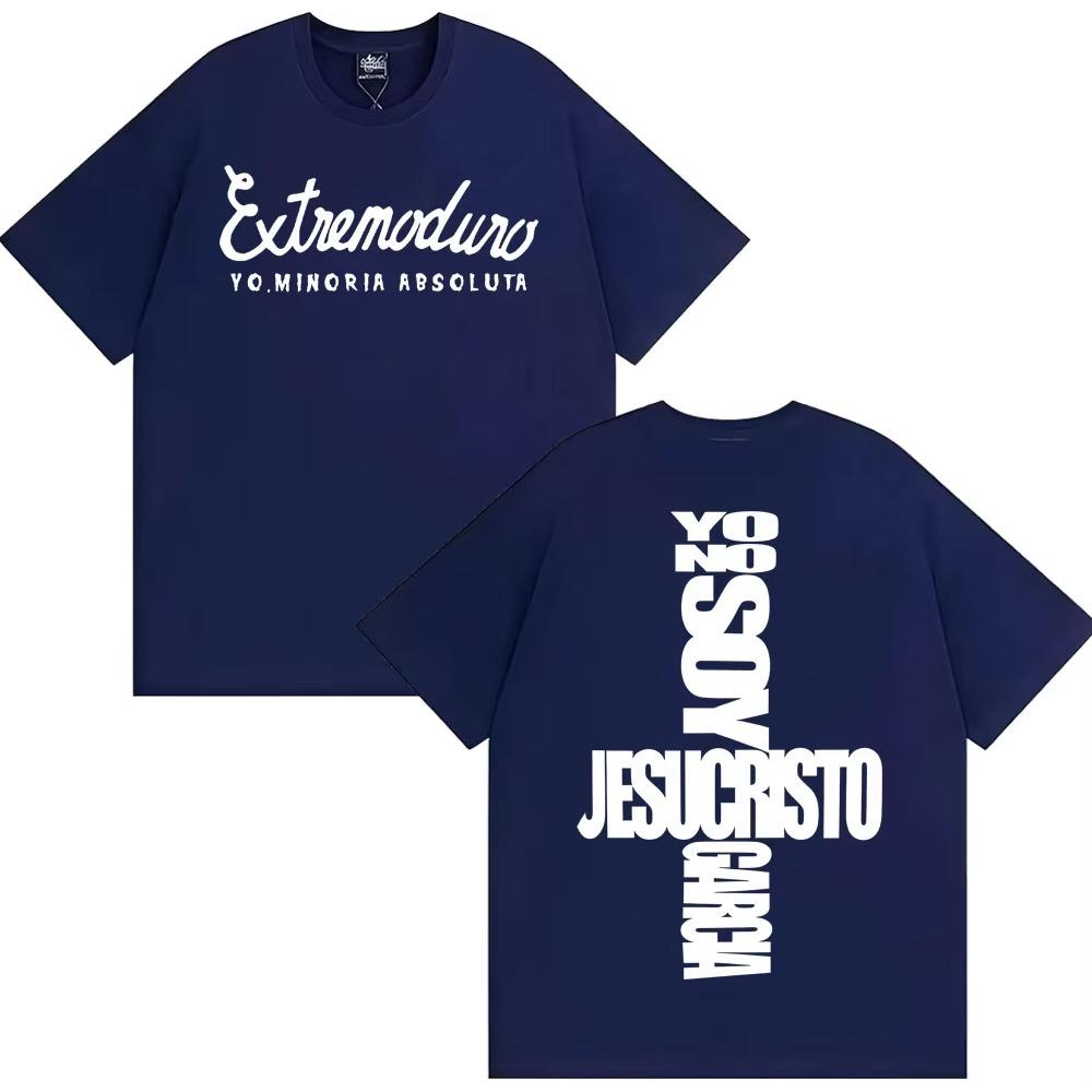 Cotton men's shirt Summer Jesucristo Garcia Album graphics shirt Women's Y2k Hip Hop streetwear Tshirt
