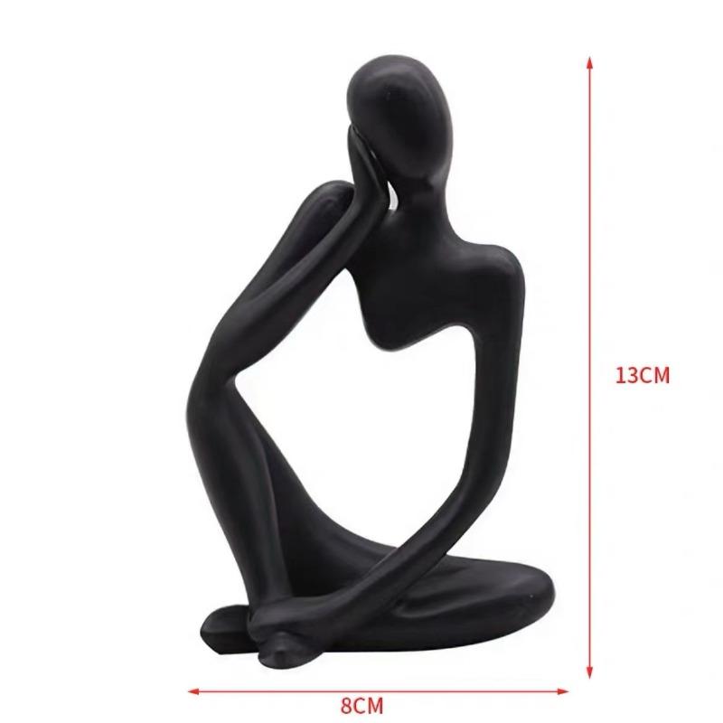 

Абстрактная фигура Скандинавский ретро-украшение Офис Дом Гостиная Винный шкаф Украшение Скульптура Украшение