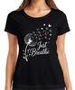 Just Breathe Dandelion Butterfly Mindfulness Yoga Meditation Women's T-Shirt