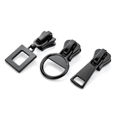 5PCS Metal Zipper Sliders for Resin Teeth Zippers 3#/5#/8# Black Auto Lock Zipper Sliders Garment Zipper Accessories