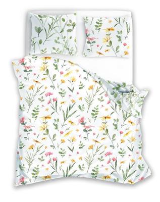 Satin Bedding 160x200 Milagro Flower Meadow
