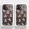 Cute Bow Bear Case for iPhone 17 Pro Max XS XR 7 8 SE 13 Mini 15 Air 16 Plus 12 11 14 Funda Back Phone Cover