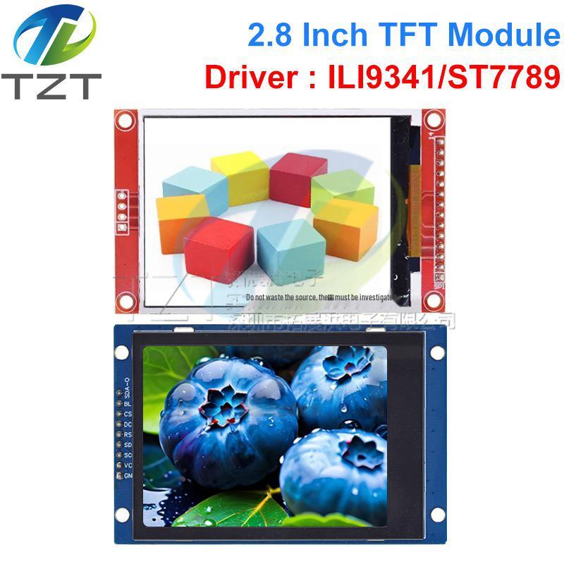 2.8" TFT LCD Display Module, 240x320 Full Color, ST7789/ILI9341 Driver, SPI.