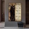 Poster Vintage 'Un Gatto Non È Solo Un Gatto' Stampe su Tela Gatto Nero Pittura Amico Animale Arte da Parete Quadro Decorazione Moderna per la Casa