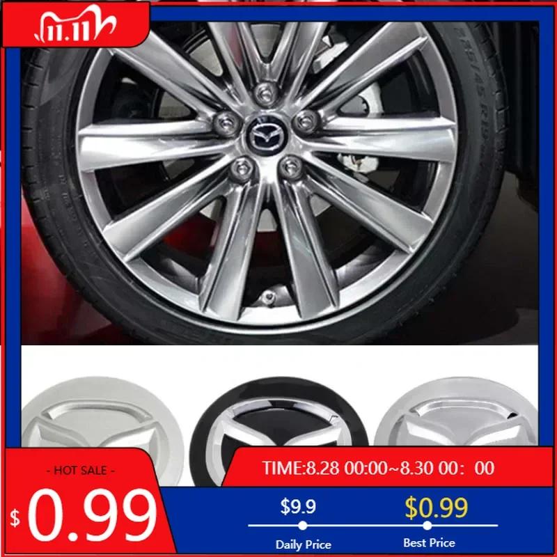 2025 Karštos 52/56/60mm Automobilio Ratlankių Gaubteliai Ratų Centriniai Gaubteliai Mazda CX3 CX5 Atenza MX3 2 3 6 323 626 RX8 RX7 Protege Axela Speed