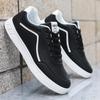 Sneakers for Men High Quality Leather Casual Shoes Comfort Training Shoes for Men Sport Running Shoes Lace Up Flats Tenis