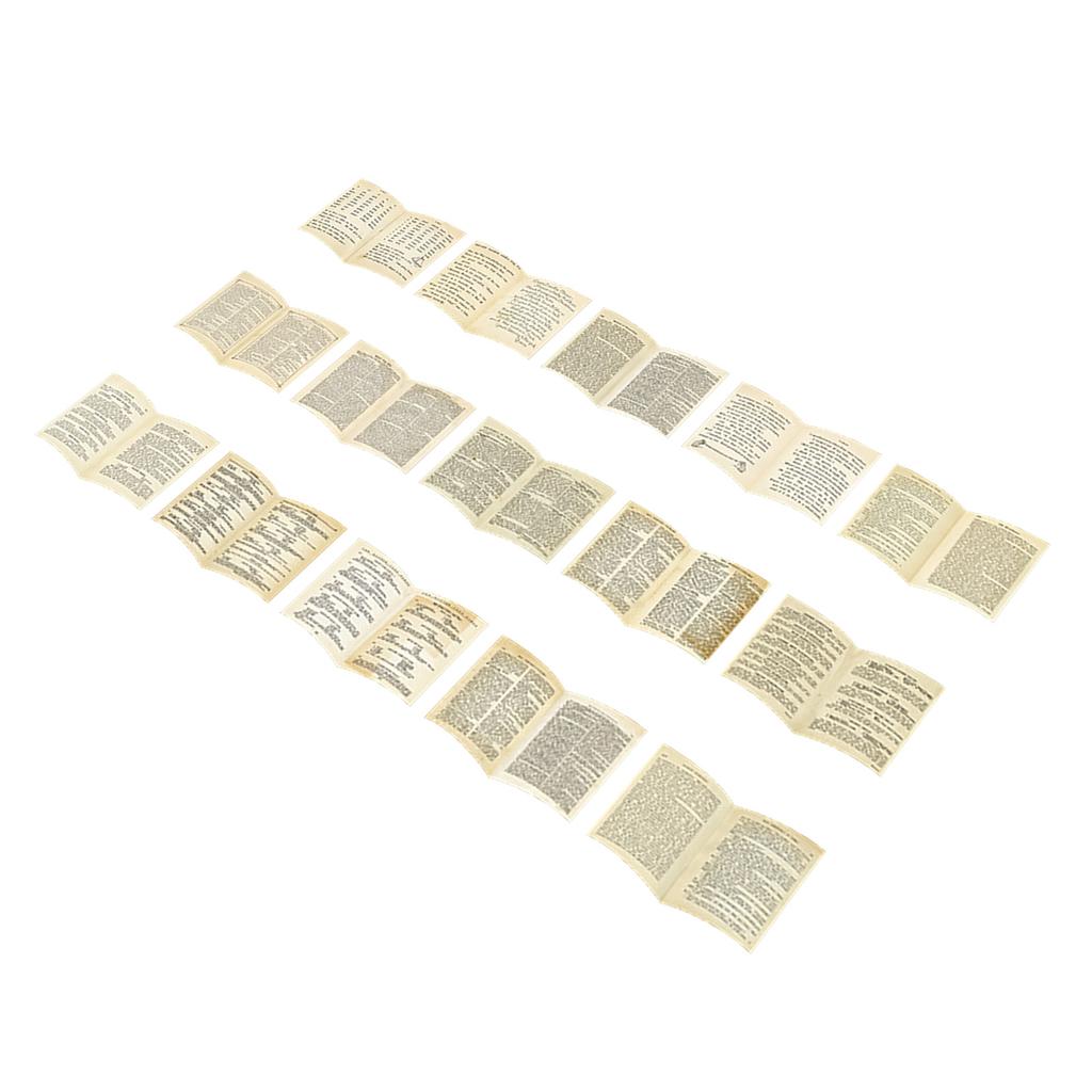 30 STÜCKE Vintage Papieraufkleber Dekorative Retro Alte Journal Schreibaufkleber Scrapbooking Zubehör