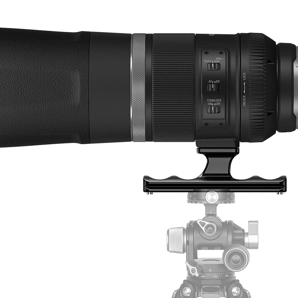 Leofoto Tripod Mount for Canon RF800mm F11 IS Lightweight Lens CNC Lens Camera Supplies CF-08 STM, Arca-Swiss Compatible, Foot, Aluminum, Supplies,