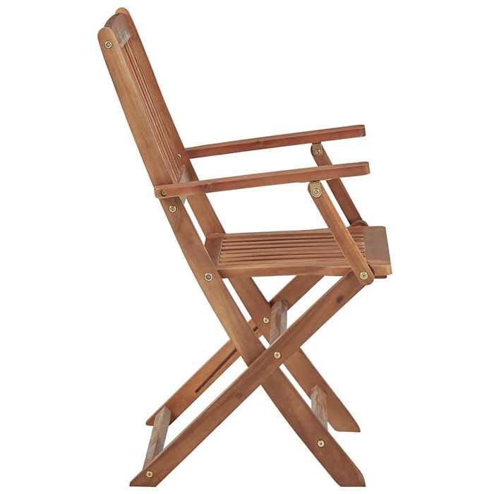 Maison Exclusive - Chaises pliables d'extérieur lot de 8 Bois d'acacia solide