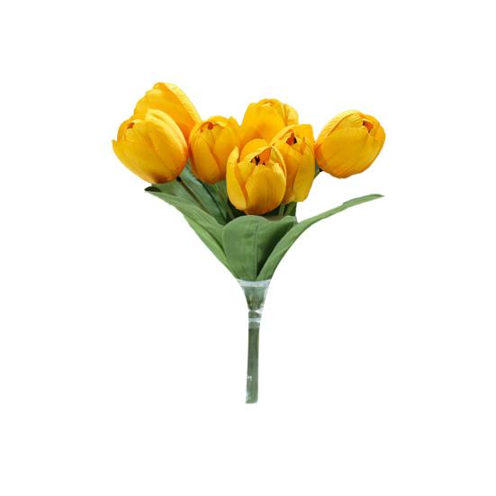 Simulace 1 svazku květin Široká aplikace Jemná opakovaně použitelná Atraktivní živý umělý tulipán pro dekoraci