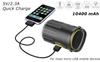 Camping Lantern Outdoor Lighting 10400 mAh Power Bank Bluetooth Speaker Yellow