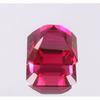 AAA 19 MM Flawless Blood Red Ruby Emerald Cut Loose Gemstone Mozambique