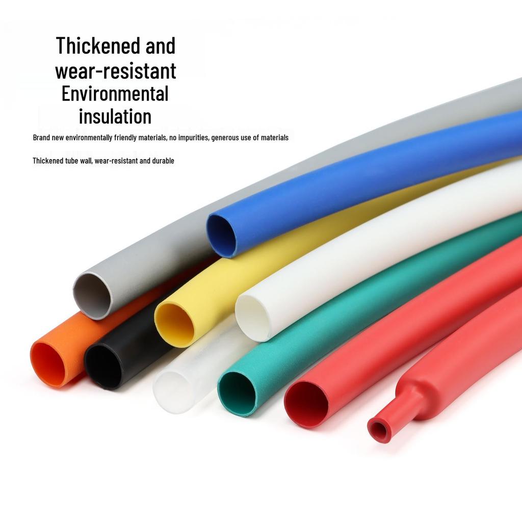Adhesive Triple Heat Shrink Tube & Sleeve for Cables, Earphones - Thickened, Insulating, Hot Melt, Free Shipping