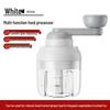 Three-Speed Hand-Cranked Garlic Mincer and Masher: Multi-Function Kitchen Chopper