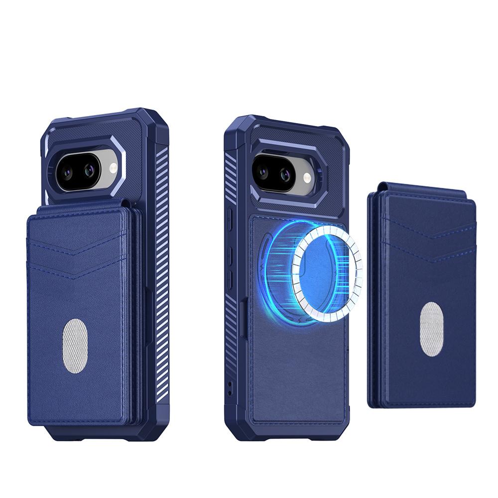 2 In 1 Detachable Magnetic Wallet with Card Holder Phone Case for Google Pixel 9 Pro XL 8 7 Pro 9A 8A 7A Shockproof Cover