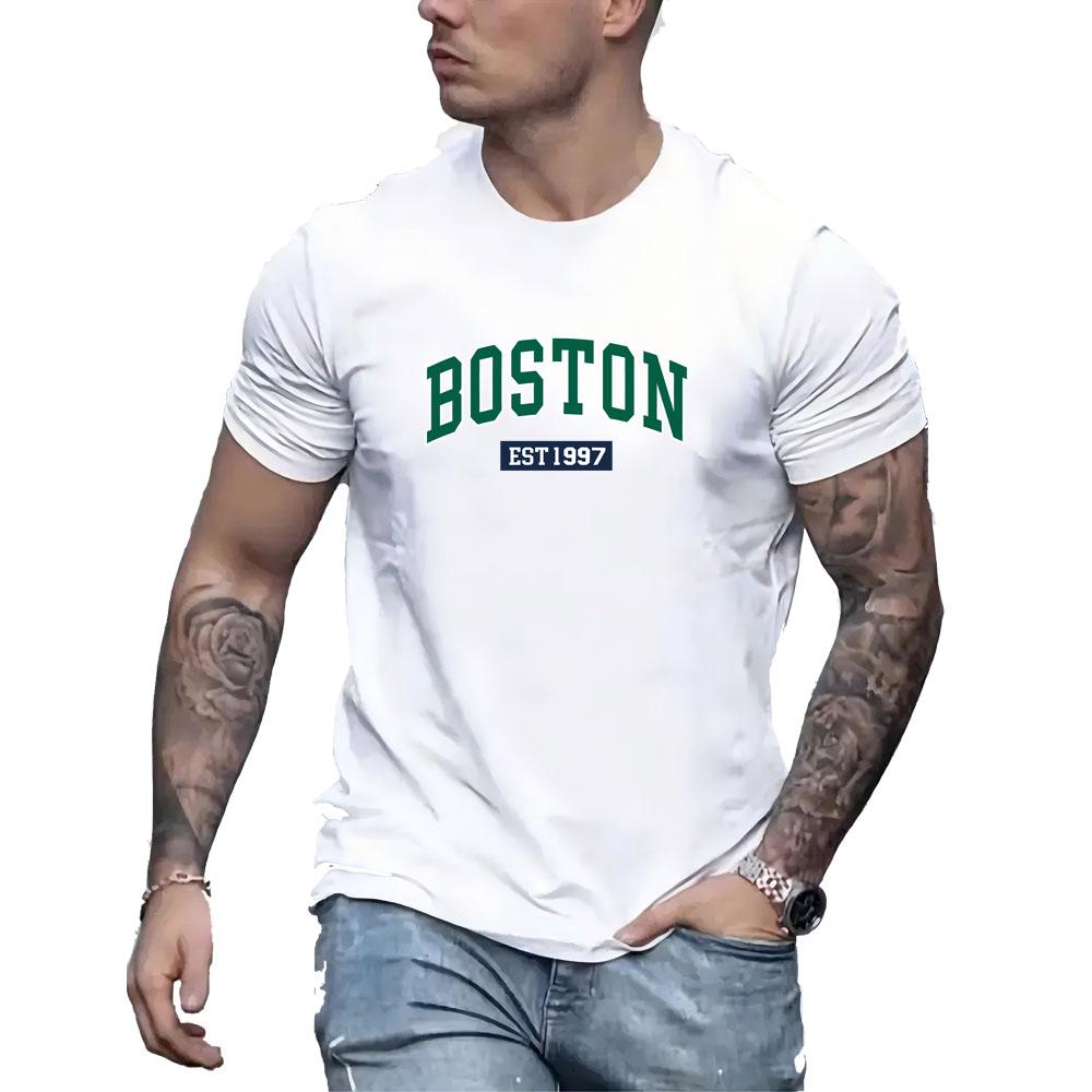 Jogging Leisure Breathable Gym T-Shirt Running Sports Muscle Training Tees Tops Summer Cotton Short Sleeve T Shirt Men Outdoor