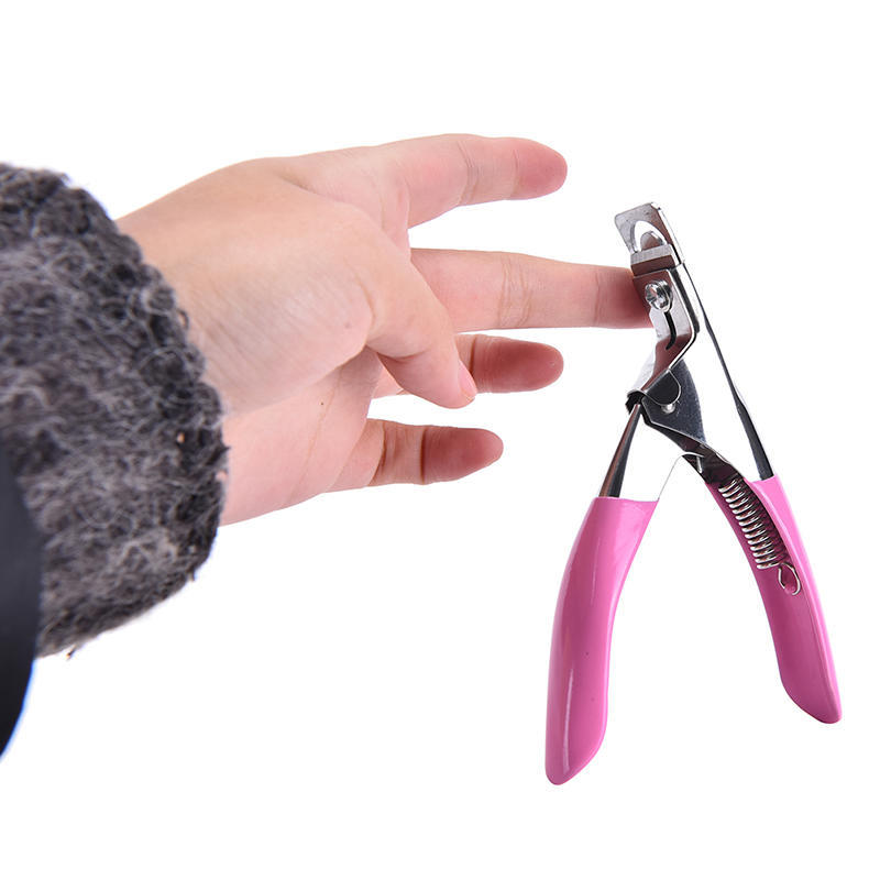 Vogue False Nail Art Tips Acrylic Uv Gel Edge Manicure Cutter Clipper Tool