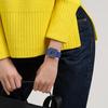 Zegarek Swatch Square Bioceramic Squarely Blacklight, Niebieski, SO34N700