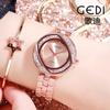 Women'S Steel Belt Watch, Ultra-Thin Girlfriend Student Watch, Fashionable Waterproof Quartz Women'S Watch