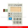 JUKI POWERMAX QIXING Operation Panel Sheet Board Membrane BRUCE HIKARI HULONG JACK A3 A4 A5 C4 MAQI Keypad Switch Paper Sticker