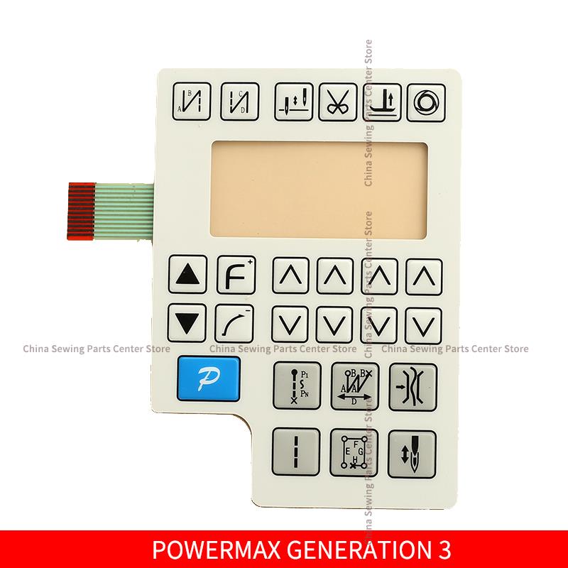 JUKI POWERMAX QIXING Operation Panel Sheet Board Membrane BRUCE HIKARI HULONG JACK A3 A4 A5 C4 MAQI Keypad Switch Paper Sticker