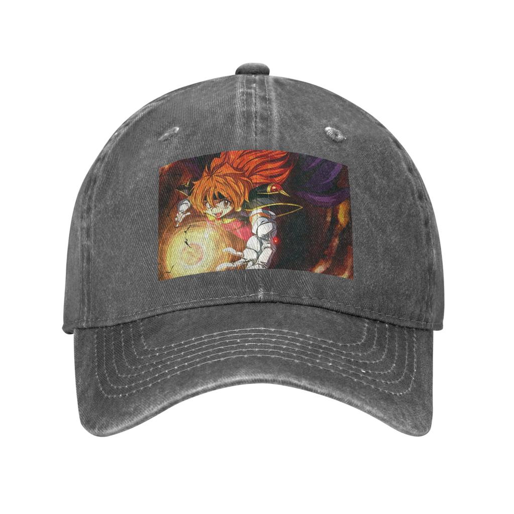 Lina Inverse Dragon Slave Slayers Denim Cap Casual Baseball Caps Adjustable Hat Summer Unisex Baseball Hats