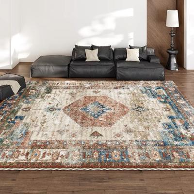 Boho Living Room Decorated With Vintage Carpet Bedroom Imitation Cashmere Plush Floor MATS Family Non-Slip Lounge Carpet