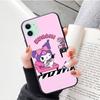 Black Case for Xiaomi Poco X6 X4 M5 M6 F5 F6 C65 C55 C50 C51 C40 Pro Redmi 14C A3X 13C 12C 11T 10A 9C Note 7 6 8A Plus L-16 Cute Kuromi