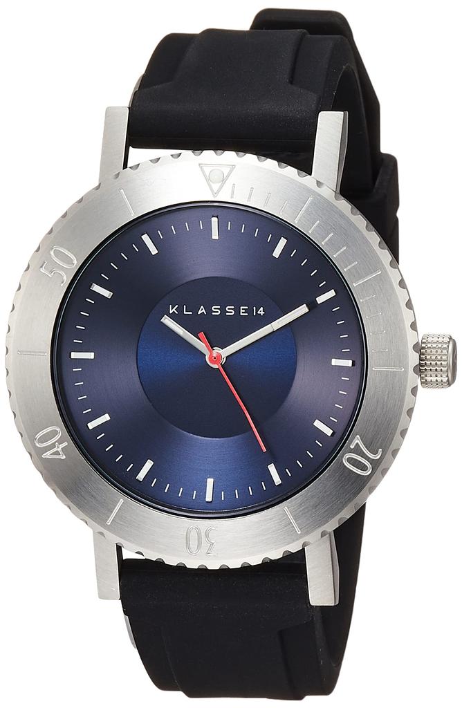 Volare TARAS Silver 44mm WVT19SR001M Genuine Import Black [Class Fourteen] Men's