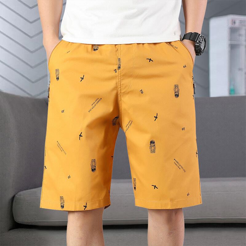 Men's Light Weight Beach Shorts Summer Casual Sweat Shorts Baggy Sports Wide Leg Print Gym Running Shorts