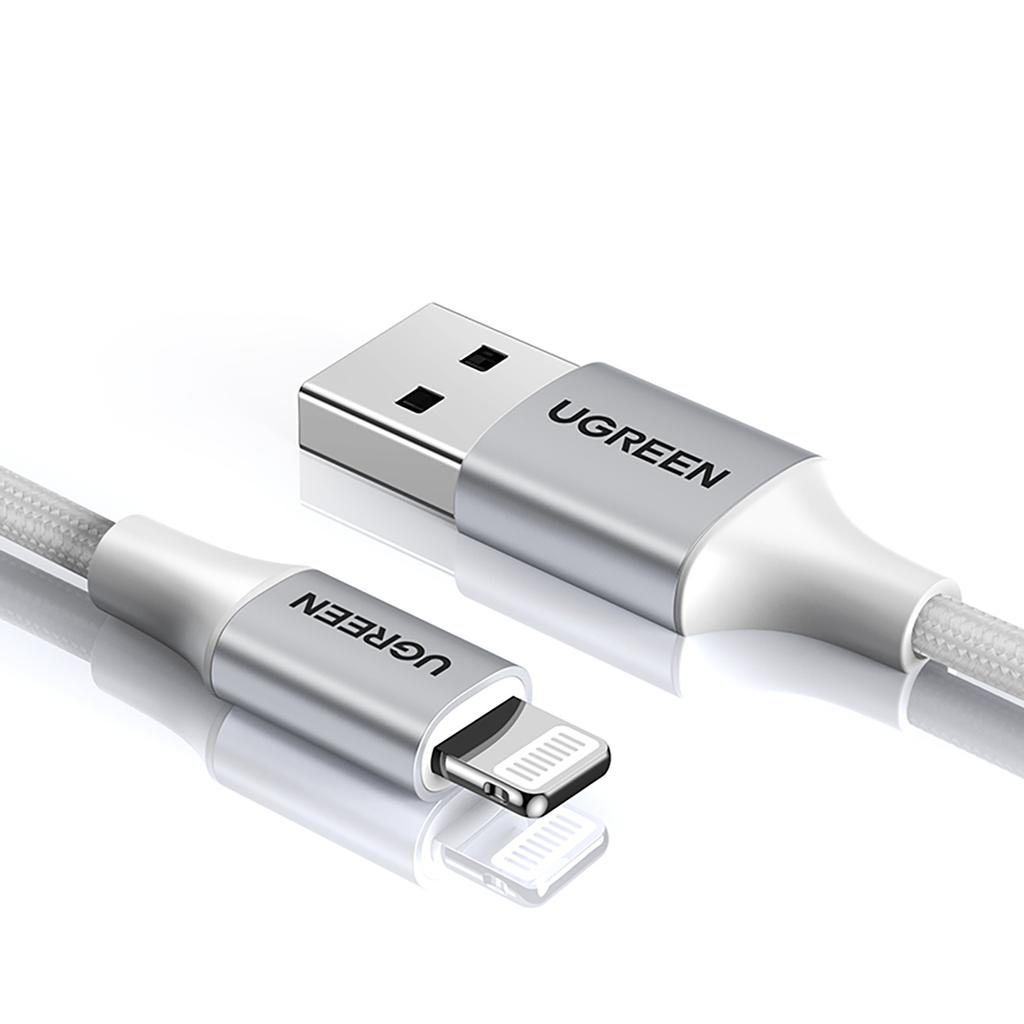 Ugreen Elite MFi USB-A to Lightning Cable 1.5m - Silver