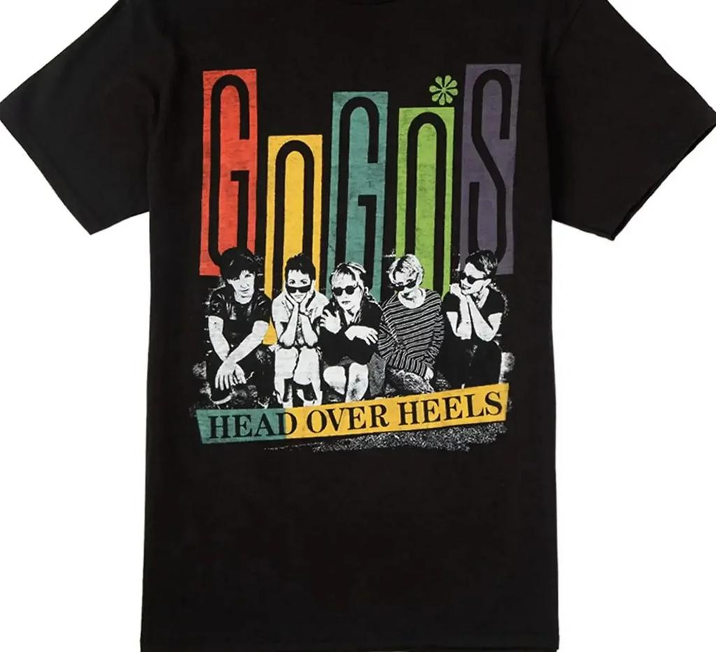 The Gogos Band Black Tshirt Cotton All Sizes 1f727