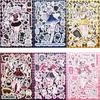 8 Demon Girl Guka Character Stickers DIY Hand Account Small Card Mobile Case Decoration Korean Ins