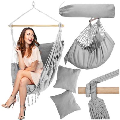 Brazilian Hammock Hanging Chair Bahio Grey