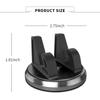 Anti Slip Car Phone Holder Rotatable Bracket 360 Degree Installation Dashboard GPS Navigation Universal Car Accessories