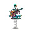New Halloween Style Witch Skeleton 2D Flat Acrylic Desktop Car Interior Spring Ornament